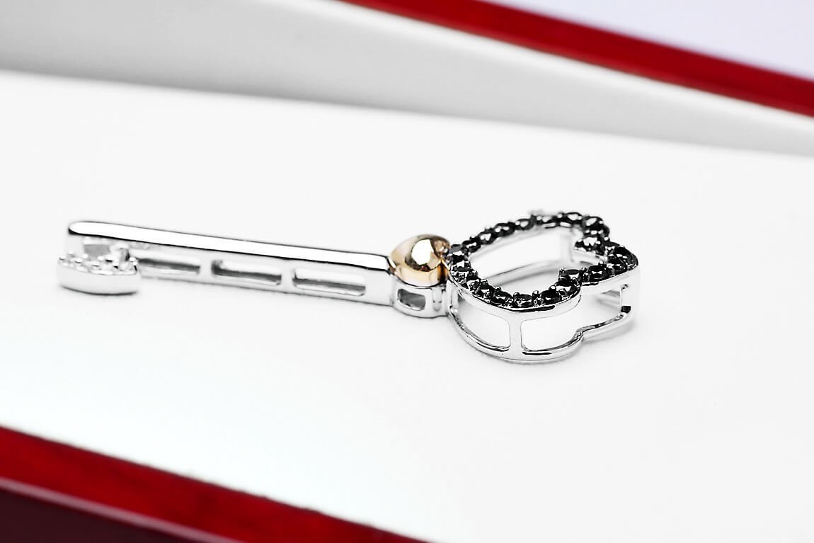 Emaga Złoty wisiorek WXD3424 - Diament